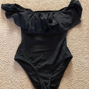 Off the shoulder one piece